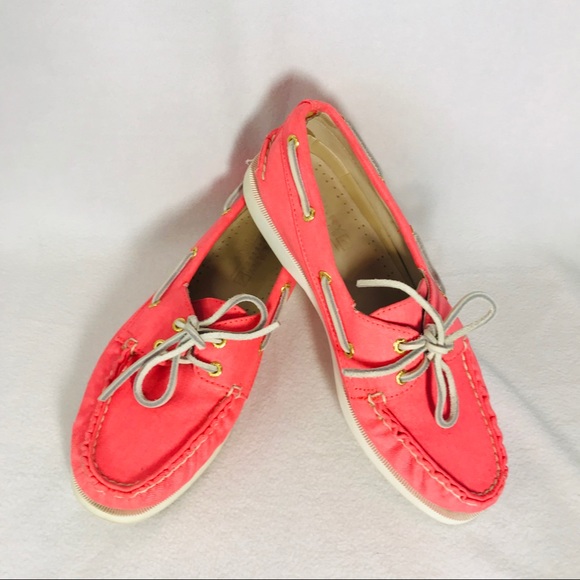Sperry Shoes - Sperry Coral Pink Top-Sider